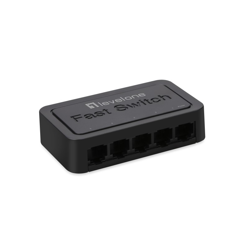 LevelOne FEU-0512 network switch Unmanaged Fast Ethernet (10/100) Black